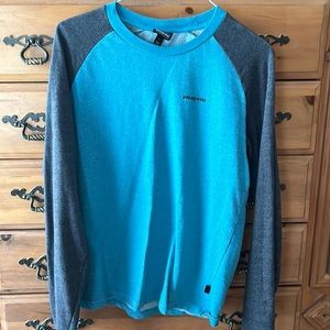 Patagonia crew neck Henley.